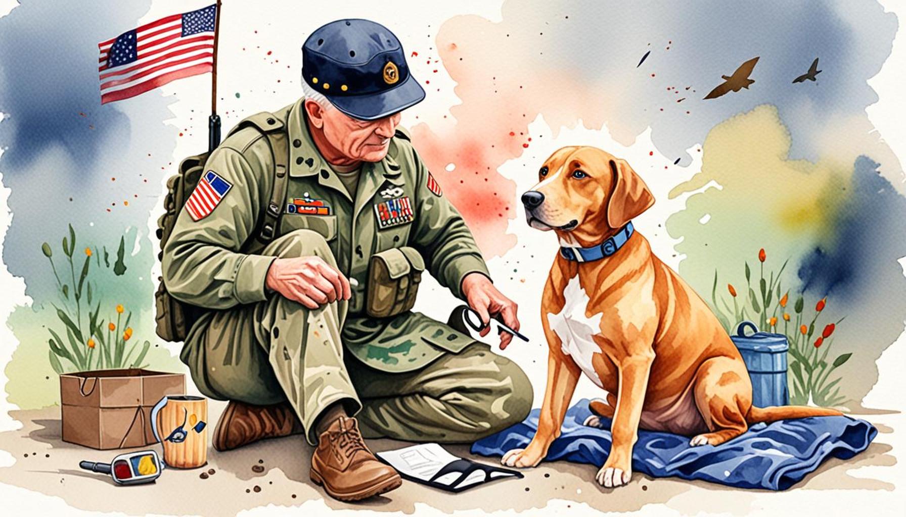 The Impact of Pet Adoption on the Mental Health of War Veterans