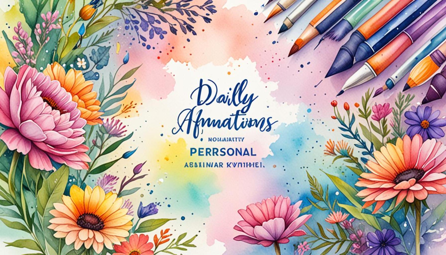 Daily affirmations as catalysts to unlock personal potential