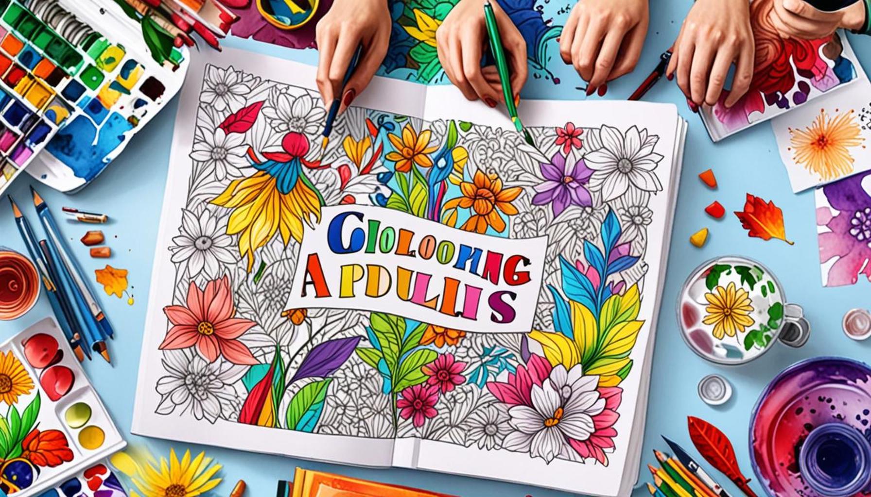 Coloring Books for Adults: A Creative Puzzle Approach to Stress Relief