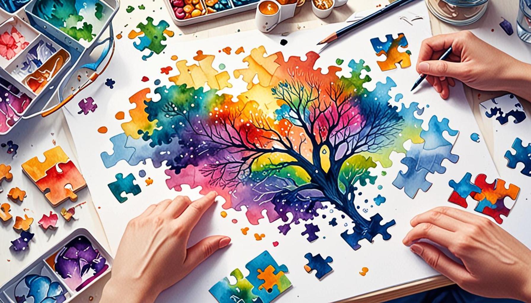Exploring the Connection Between Memory Enhancement and Creative Puzzle Design
